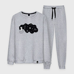 Мужской костюм Космос в волосах