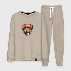 Костюм хлопковый мужской Florida Panthers NHL, цвет: миндальный