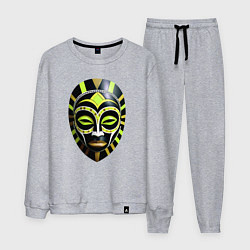 Мужской костюм Африканская маска в кислотно неоновых цветах