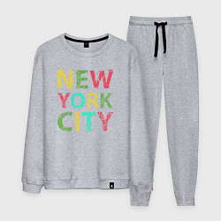Мужской костюм New York city colors