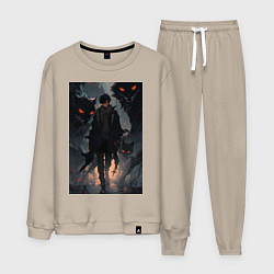 Мужской костюм Мэгуми Фусигуро арт Магическая битва