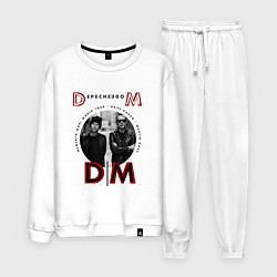 Костюм хлопковый мужской Depeche Mode - Tour memento mori, цвет: белый