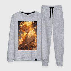 Мужской костюм Клинок, рассекающий демонов Дзэнъицу Агацума