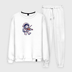 Мужской костюм Космонавт играет на скрипке