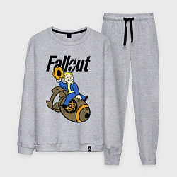 Костюм хлопковый мужской Vault bomb rider, цвет: меланж