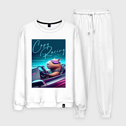 Мужской костюм Капибара гонщик - нейросеть