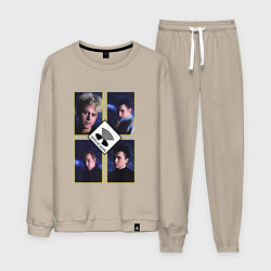 Костюм хлопковый мужской Depeche Mode - Masses, цвет: миндальный