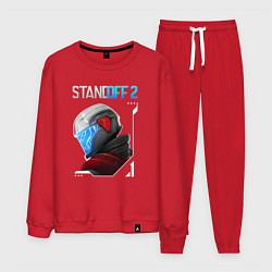 Костюм хлопковый мужской Standoff 2 - Space dude, цвет: красный
