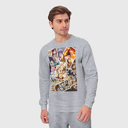 Костюм хлопковый мужской Хвост Феи Венди Марвелл, цвет: меланж — фото 2