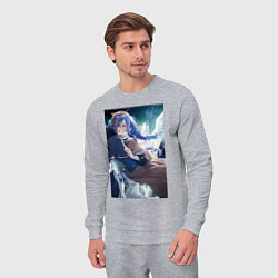 Костюм хлопковый мужской Реинкарнация безработного Рокси Мигурдия и спасите, цвет: меланж — фото 2