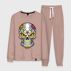 Мужской костюм Череп в цветочках