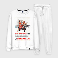 Мужской костюм Honda мотоцикл