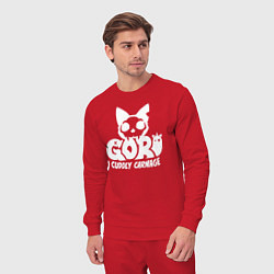 Костюм хлопковый мужской Goro cuddly carnage logo, цвет: красный — фото 2