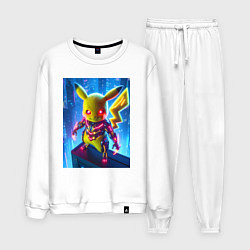 Мужской костюм Neon Pikachu - cyberpunk horror