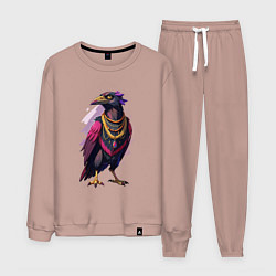 Мужской костюм Ворона увешанная украшениями