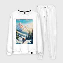 Мужской костюм Лыжник в горах