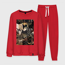 Мужской костюм Шахматы коллаж