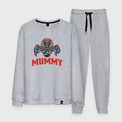Костюм хлопковый мужской Dead mummy, цвет: меланж