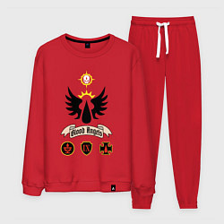 Костюм хлопковый мужской Blood angels Warhammer 40k, цвет: красный