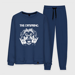 Костюм хлопковый мужской The Offspring rock dog, цвет: тёмно-синий