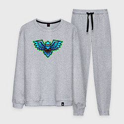 Мужской костюм Неоновая совушка