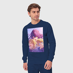 Костюм хлопковый мужской Ребёнок идола Ай Хосино, цвет: тёмно-синий — фото 2