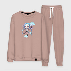 Мужской костюм Chibi Jinx