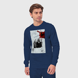 Костюм хлопковый мужской Mr friendly, цвет: тёмно-синий — фото 2