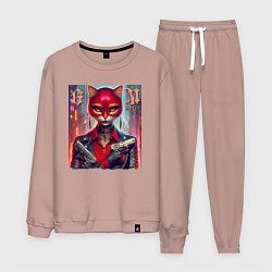 Мужской костюм Godmother of the mafia - ai art fantasy