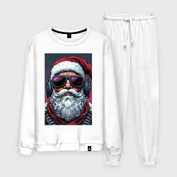 Мужской костюм Санта Клаус в очках