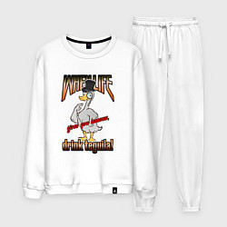 Мужской костюм Гусь в цилиндре с надписью