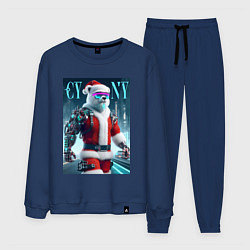 Мужской костюм Cyber new year - cyberpunk ai art