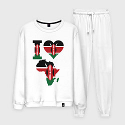 Мужской костюм Я люблю Кению