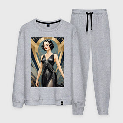 Мужской костюм Девушка ар-деко