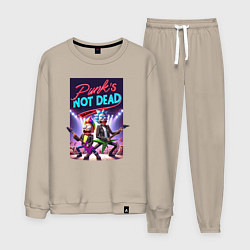 Мужской костюм Punks not dead - Rick and Morty