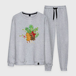 Мужской костюм Новогодний букет