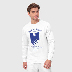 Костюм хлопковый мужской Grey Wardens - Dragon Age, цвет: белый — фото 2