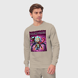 Костюм хлопковый мужской Venom possessed Rick, цвет: миндальный — фото 2