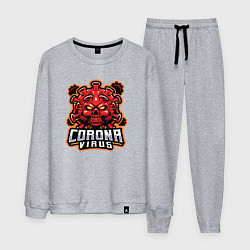 Мужской костюм Страшный коронавирус