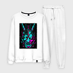 Мужской костюм Киберпанк самурай цифровой