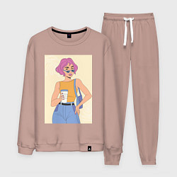 Мужской костюм Капучино вайб