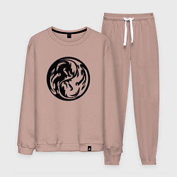 Мужской костюм Драконы инь янь