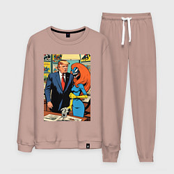 Мужской костюм Девушка симбиот - медовая ловушка для Дональда Тра