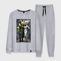 Мужской костюм Ведьма жена Пикачу - нейроарт фантазия