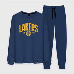 Костюм хлопковый мужской Lakers 1948, цвет: тёмно-синий