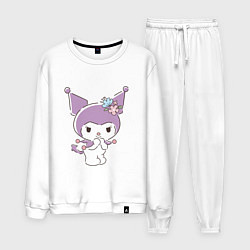 Мужской костюм Куроми с цветочками