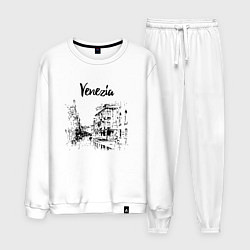 Костюм хлопковый мужской Venezia - Italy, цвет: белый