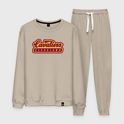 Костюм хлопковый мужской Cavaliers Cleveland, цвет: миндальный