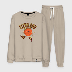 Костюм хлопковый мужской Cleveland Cavs, цвет: миндальный