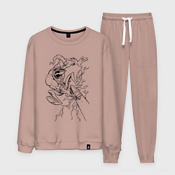 Мужской костюм Земляной червяк Джим стреляет